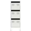 Buffet haut blanc 39x35x103,5 cm acier