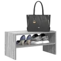 Étagère à chaussures empilable sonoma gris 60x30x30,5 cm