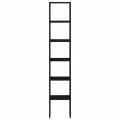 Bibliothèques 2 pcs empilable chêne noir bois d'ingénierie