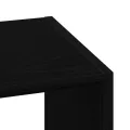 Bibliothèques 2 pcs empilable chêne noir bois d'ingénierie