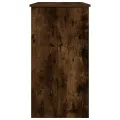 Bureau chêne fumé 80x40x75 cm bois d'ingénierie