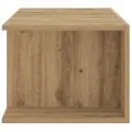 Meuble TV avec lumières LED chêne artisanal bois d'ingénierie