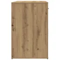 Bureau chêne artisanal 100x49x75 cm bois d'ingénierie