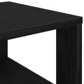 Étagère à chaussures noir 61x32x105 cm bois d'ingénierie