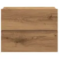 Tables de chevet murales 2 pcs chêne artisanal 40x32x30 cm