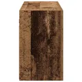 Armoire murale de bain vieux bois 100x25x40cm bois d'ingénierie