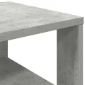 Étagère à chaussures gris béton 61x32x105 cm bois d'ingénierie