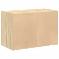 Armoire avec 2 tiroirs chêne sonoma 60x31x40 cm bois ingénierie