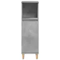 Ensemble de meubles de salle de bain 3 pcs gris béton