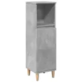 Ensemble de meubles de salle de bain 3 pcs gris béton