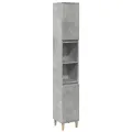 Ensemble de meubles de salle de bain 3 pcs gris béton