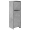 Armoire de salle de bain Gris béton 30x30x95 cm Aggloméré