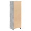 Armoire de salle de bain Gris béton 30x30x95 cm Aggloméré