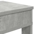 Étagère à chaussures gris béton 60x30x98 cm bois d'ingénierie