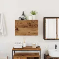 Armoire murale de bain vieux bois 60x25x40 cm bois d'ingénierie