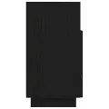 Tables de chevet 2 pcs avec 2 tiroirs noir 36x36x68 cm
