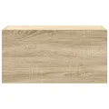 Armoire murale de bain chêne sonoma 60x25x30 cm bois ingénierie