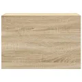 Armoire murale de bain chêne sonoma 60x25x40 cm bois ingénierie