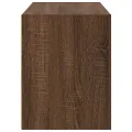 Armoire avec 2 tiroirs chêne marron 60x31x40 cm bois ingénierie