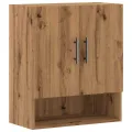 Armoire murale chêne artisanal 60x31x70 cm bois d'ingénierie