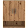 Armoire murale chêne artisanal 60x31x70 cm bois d'ingénierie