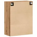 Armoire murale chêne artisanal 60x31x70 cm bois d'ingénierie
