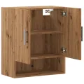 Armoire murale chêne artisanal 60x31x70 cm bois d'ingénierie