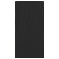 Tables de chevet avec tiroir 2 pcs chêne noir 35x34x66,5 cm
