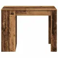 Bureau avec tiroir et étagère vieux bois bois d'ingénierie