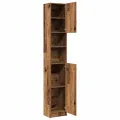 Armoire de salle de bain vieux bois bois d'ingénierie