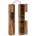 Armoire de salle de bain vieux bois bois d'ingénierie