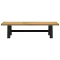 Banc à manger NOAIN pieds en forme de A 180x40x45 cm massif pin