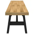 Banc à manger NOAIN pieds en forme de A 180x40x45 cm massif pin