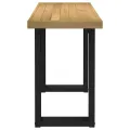 Bureau NOAIN pieds en forme de U 120x50x75 cm bois massif pin
