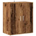 Armoire à chaussures vieux bois 60x35x70 cm bois d'ingénierie
