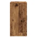 Armoire à chaussures vieux bois 60x35x70 cm bois d'ingénierie