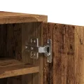 Armoire à chaussures vieux bois 60x35x70 cm bois d'ingénierie