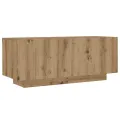 Table de chevet chêne artisanal 100x35x40 cm bois d’ingénierie