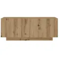 Table de chevet chêne artisanal 100x35x40 cm bois d’ingénierie