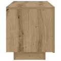 Table de chevet chêne artisanal 100x35x40 cm bois d’ingénierie