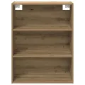 Buffet avec armoire murale chêne artisanal bois d'ingénierie