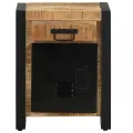 Tables de chevet 2 pcs bois de manguier massif brut