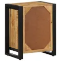 Tables de chevet 2 pcs bois de manguier massif brut