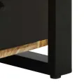 Tables de chevet 2 pcs bois de manguier massif brut