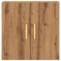 Armoire murale chêne artisanal 60x31x60 cm bois d'ingénierie