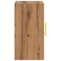 Armoire murale chêne artisanal 60x31x60 cm bois d'ingénierie
