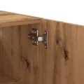Armoire murale chêne artisanal 60x31x60 cm bois d'ingénierie