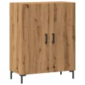 Buffet chêne artisanal 69,5x34x90 cm bois d'ingénierie