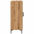 Buffet chêne artisanal 69,5x34x90 cm bois d'ingénierie