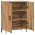 Buffet chêne artisanal 69,5x34x90 cm bois d'ingénierie